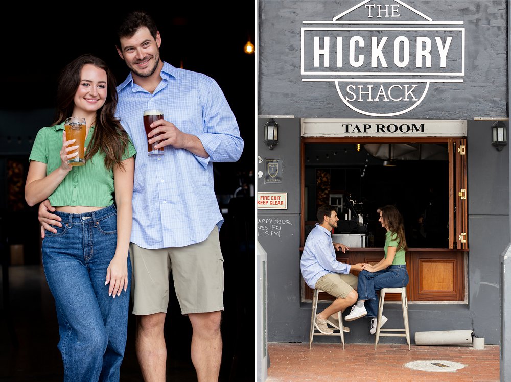 Couple enjoying a beer 031