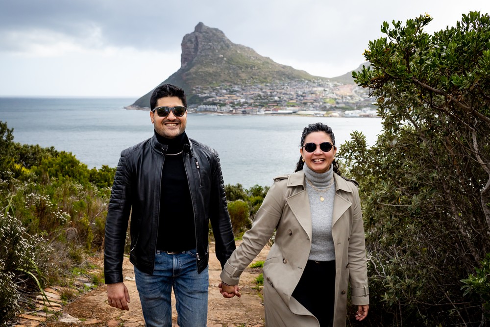 Cape Town Proposal Photography with Hout Bay Sentinel in the background