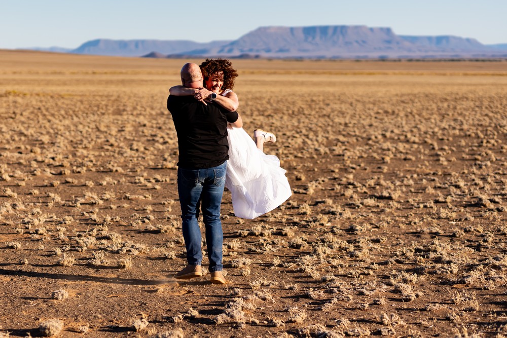 Cape Town Proposal Photography in a very unique Karoo setting