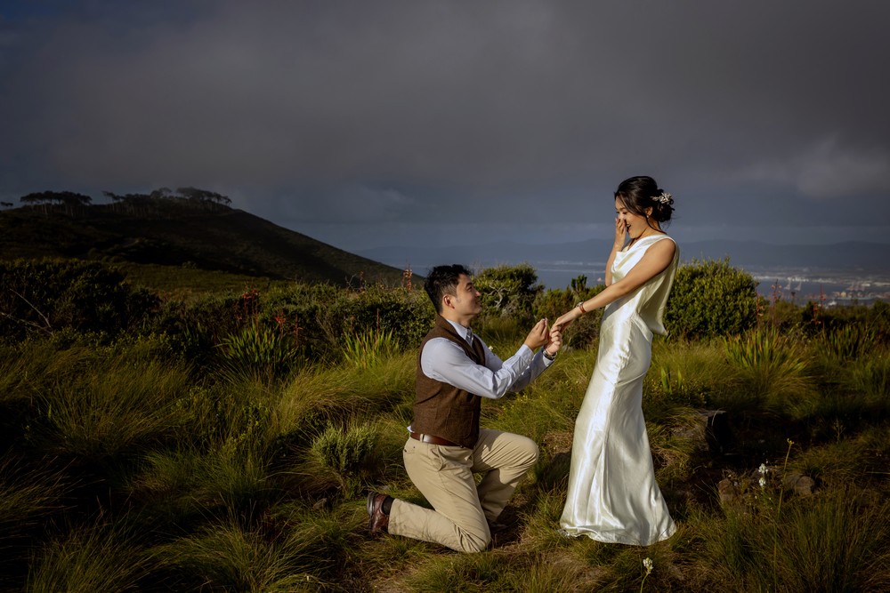Cape Town proposal photography destination couple